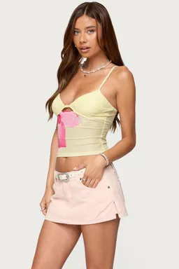 Top malla alanah floral de Edikted en Tops para argentina