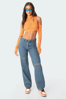 Jean raquel con doblez de Edikted en Pantalones para argentina