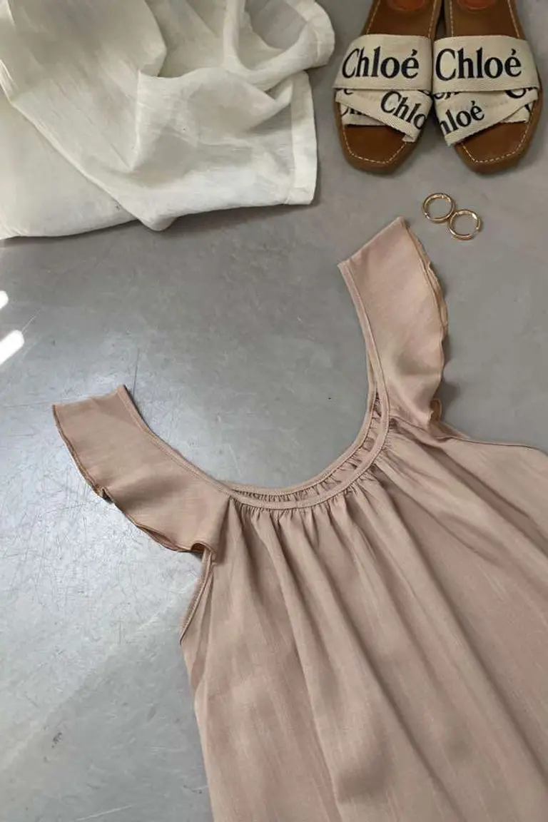 Musculosa con Volados de Hesed en Tops para argentina