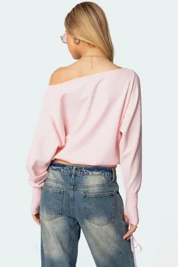 Sweater oversize hombros descubiertos de Edikted en Buzos y Sweaters para argentina
