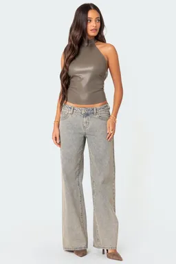 Top halter sienna látex de Edikted en Tops para argentina