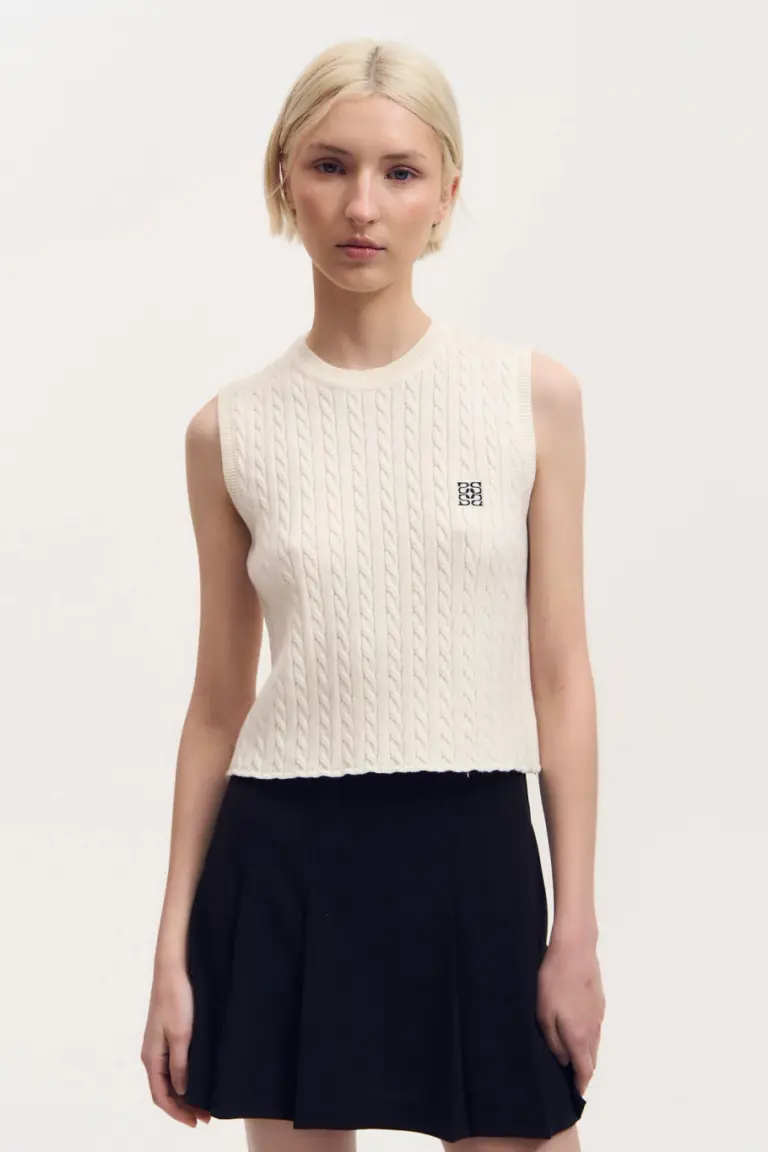 Blusa trenzada bordada de Sky en Tops para argentina