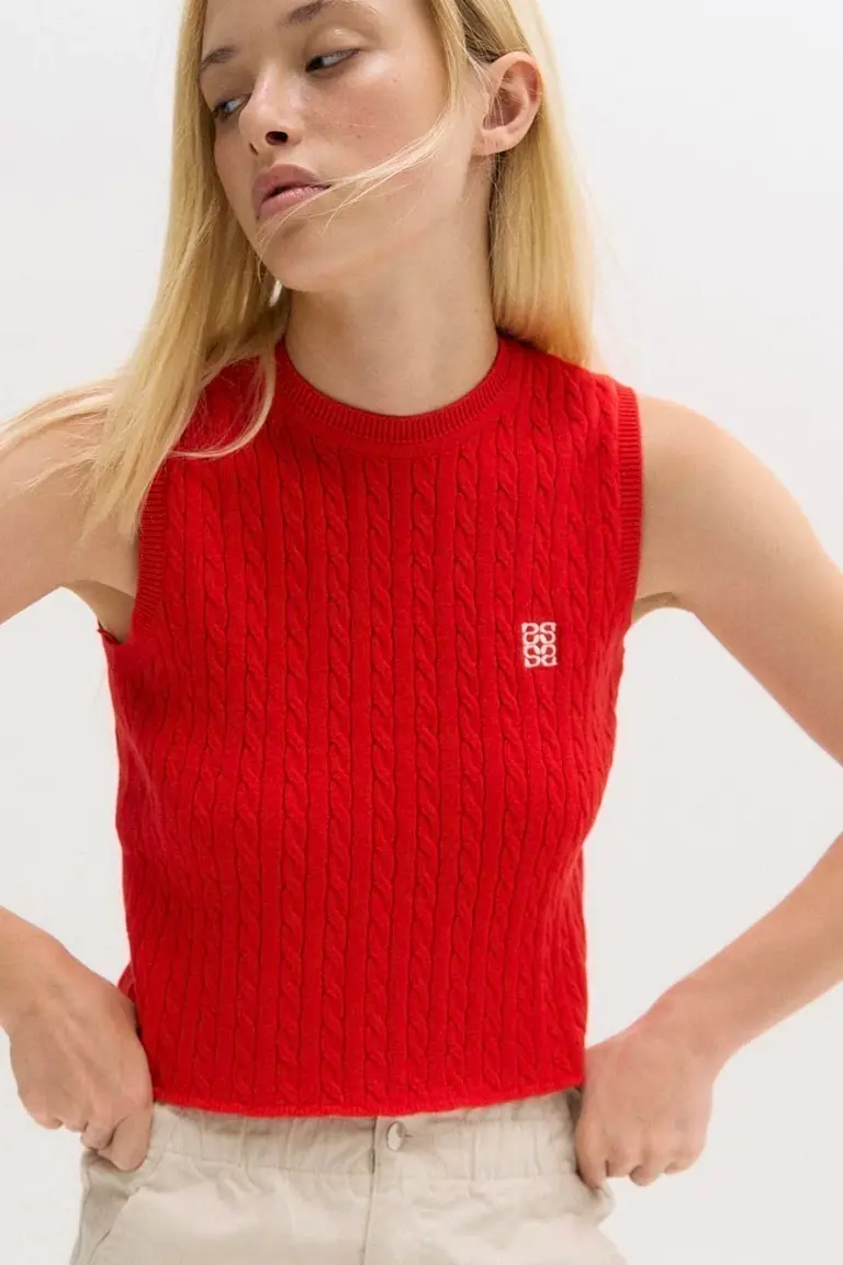 Blusa trenzada bordada de Sky en Tops para argentina