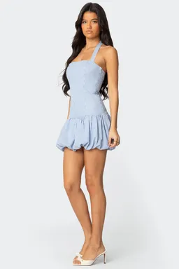 Mini vestido falda globo rayas de Edikted en Vestidos para argentina