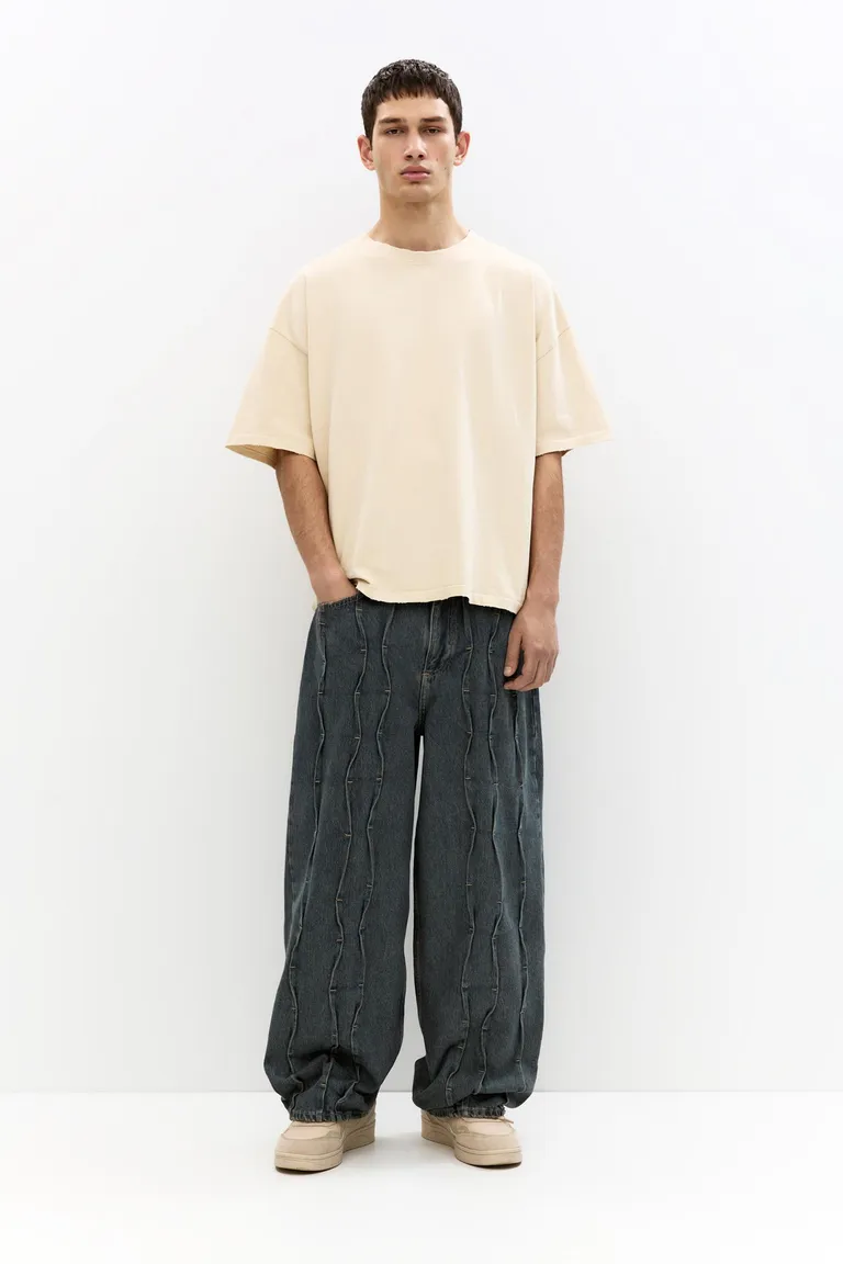 Jeans super baggy pliegues de Pull&Bear en Pantalones para argentina
