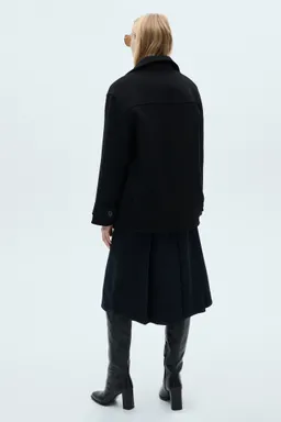 Abrigo midi lana botones de Mango en Chaquetas para argentina