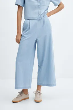 Pantalón culotte pinzas de Mango en Pantalones para argentina