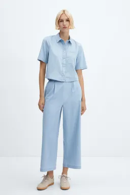 Pantalón culotte pinzas de Mango en Pantalones para argentina