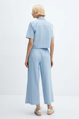 Pantalón culotte pinzas de Mango en Pantalones para argentina