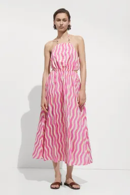 Vestido estampado con aberturas de Mango en Vestidos para argentina