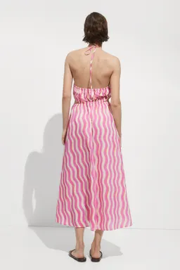 Vestido estampado con aberturas de Mango en Vestidos para argentina