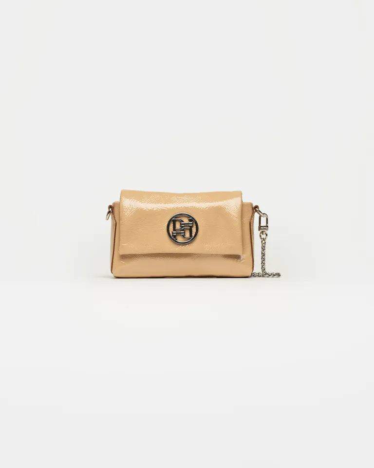 Mini bag bloom con cadena larga y diseño arrugado para uso versátil de Prüne en Bolsos y Carteras para argentina