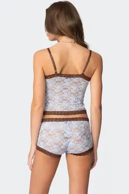 Musculosa encaje transparente dee de Edikted en Pijamas y Sleepwear para argentina