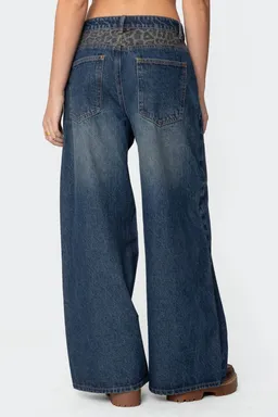 Jeans tiro bajo gwen de Edikted en Pantalones para argentina