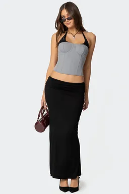 Corset halter encaje jara de Edikted en Tops para argentina