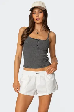 Musculosa henley rayada de Edikted en Tops para argentina