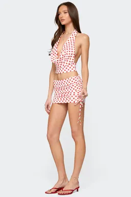 Top zoe lunares cuello halter de Edikted en Tops para argentina
