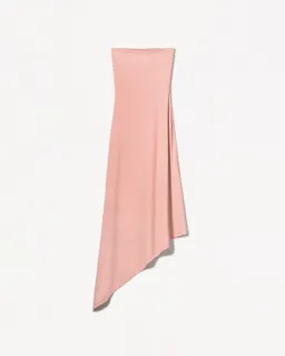 Vestido midi bandeau asimétrico de Bershka en Vestidos para argentina