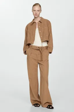Cazadora lyocell con lazo de Mango en Chaquetas para argentina
