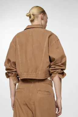 Cazadora lyocell con lazo de Mango en Chaquetas para argentina