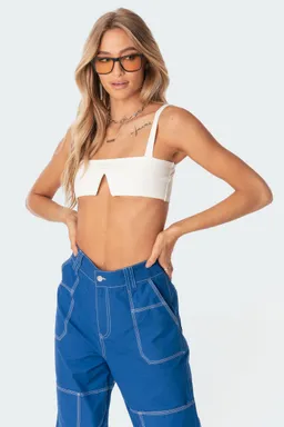 Crop top valeria corte de Edikted en Tops para argentina