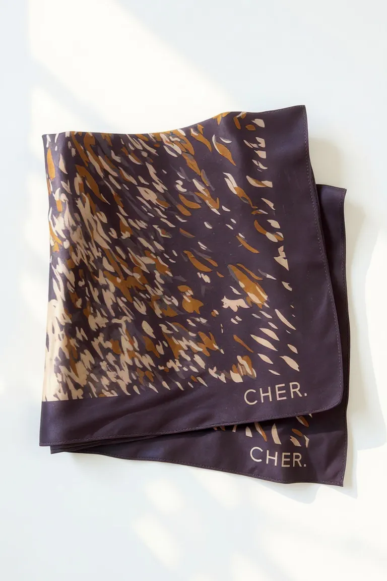 Pañuelo de seda natural con diseño sofisticado y elegante de Maria Cher en Bufandas y Pañuelos para argentina