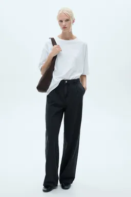 Jeans rectos con pinzas de Mango en Pantalones para argentina