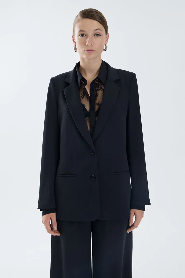 Blazer sastrero de corte recto con largo modular por debajo de la cadera de Portsaid en Blazers para argentina