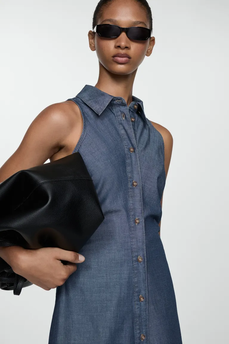 Vestido camisero vaquero de Mango en Vestidos para argentina