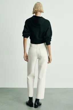 Jeans rectos crop de Mango en Pantalones para argentina