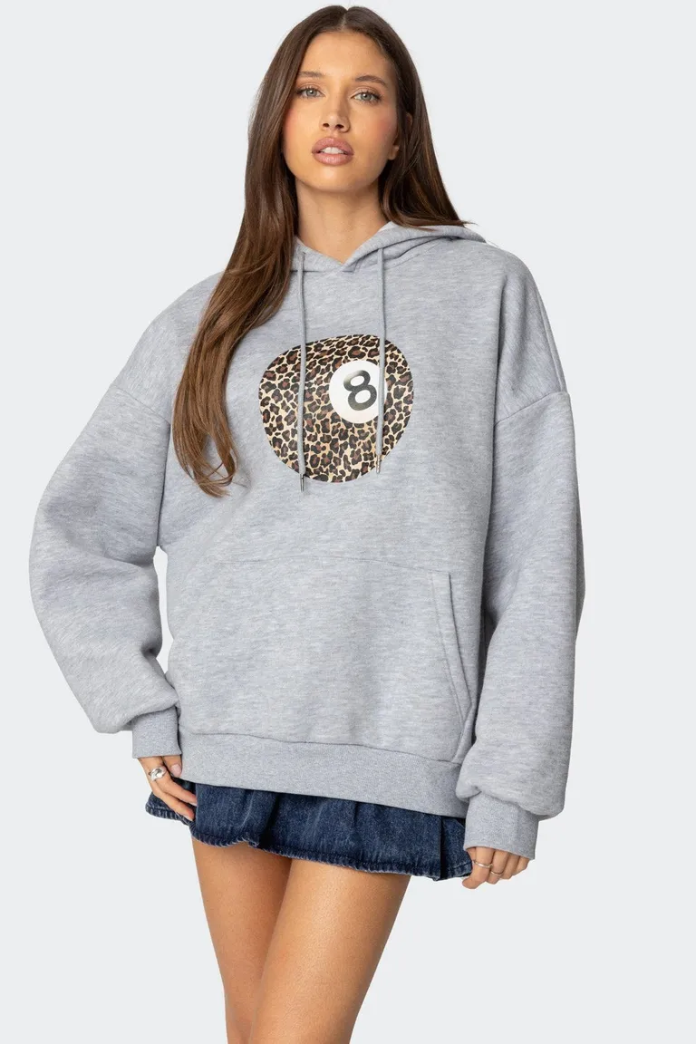 Buzo oversize leopard de Edikted en Buzos y Sweaters para argentina