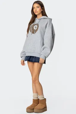 Buzo oversize leopard de Edikted en Buzos y Sweaters para argentina