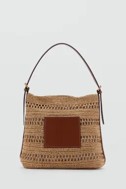 Bolso hombro fibra natural de Mango en Bolsos y Carteras para argentina