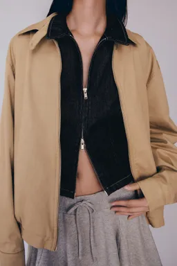 Campera bomber oversize denim de Mango en Chaquetas para argentina