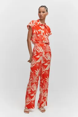 Camisa oversize estampado tropical de Mango en Camisas para argentina