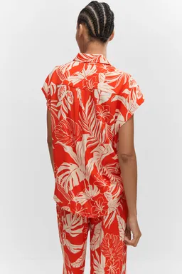 Camisa oversize estampado tropical de Mango en Camisas para argentina