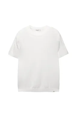 Remera punto manga corta de Pull&Bear en Remeras y Polos para argentina
