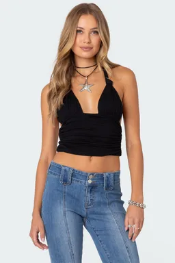 Top halter anudado lillie de Edikted en Tops para argentina