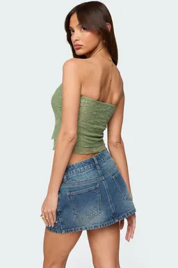 Top tubo liri con encaje de Edikted en Tops para argentina