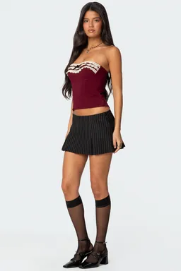 Top strapless con volantes de Edikted en Tops para argentina