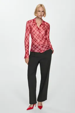 Camisa estampada cuadros de Mango en Camisas para argentina
