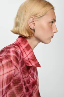 Camisa estampada cuadros de Mango en Camisas para argentina
