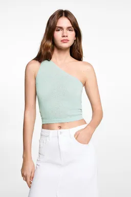 Top asimétrico punto de Mango Teen en Tops para argentina