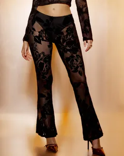 Pantalón oficina bajo abullonado de Missguided en Pantalones para argentina