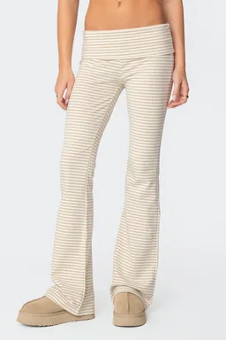 Leggings acampanados rayas kaeli de Edikted en Pantalones para argentina