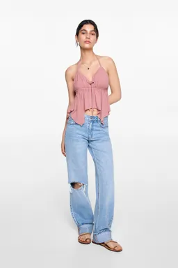 Top tirantes lazo de Mango Teen en Tops para argentina