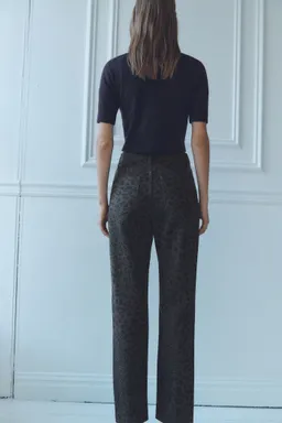 Jeans rectos estampado leopardo de Mango en Pantalones para argentina