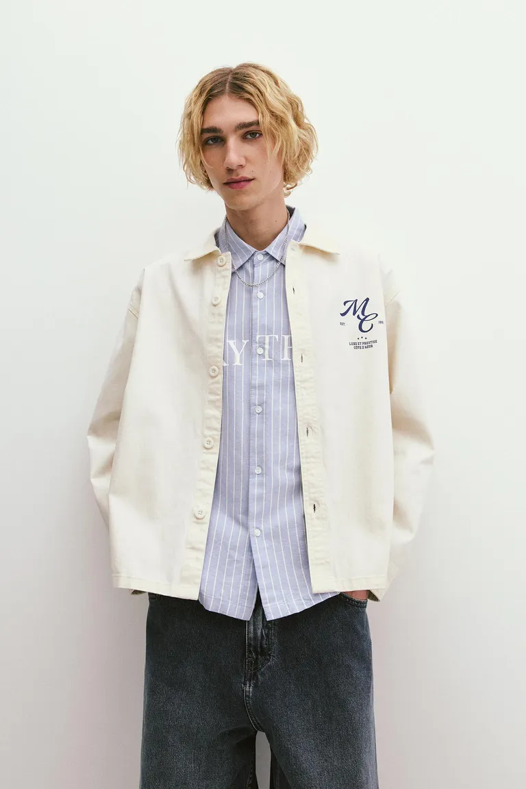 Sobrecamisa algodón con parche de Pull&Bear en Camisas para argentina