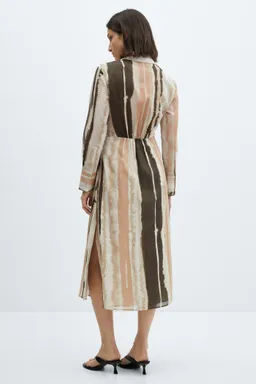 Vestido camisero tiedye lazo de Mango en Vestidos para argentina