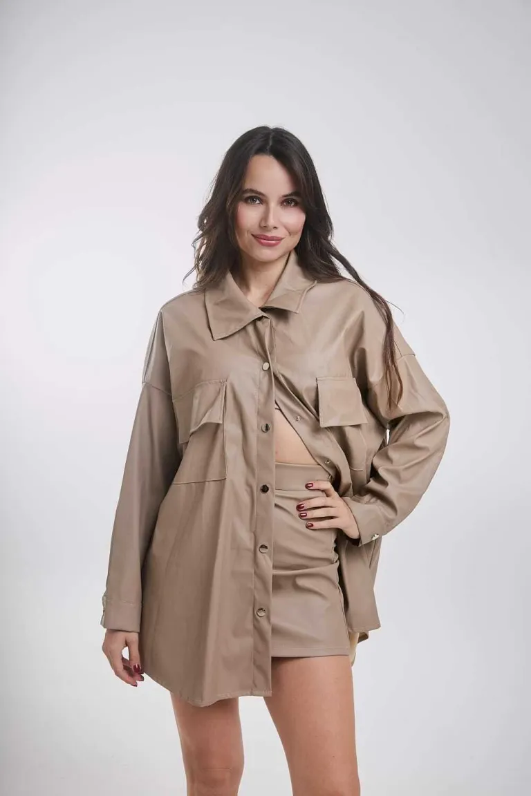 Camisa Evase Bolsillos de Belle en Camisas para argentina